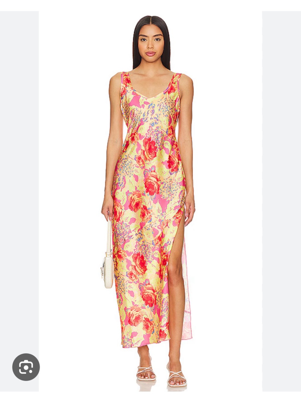 Free People  X Intimately FP Worth The Wait Bias Slip in Fiesta Combo